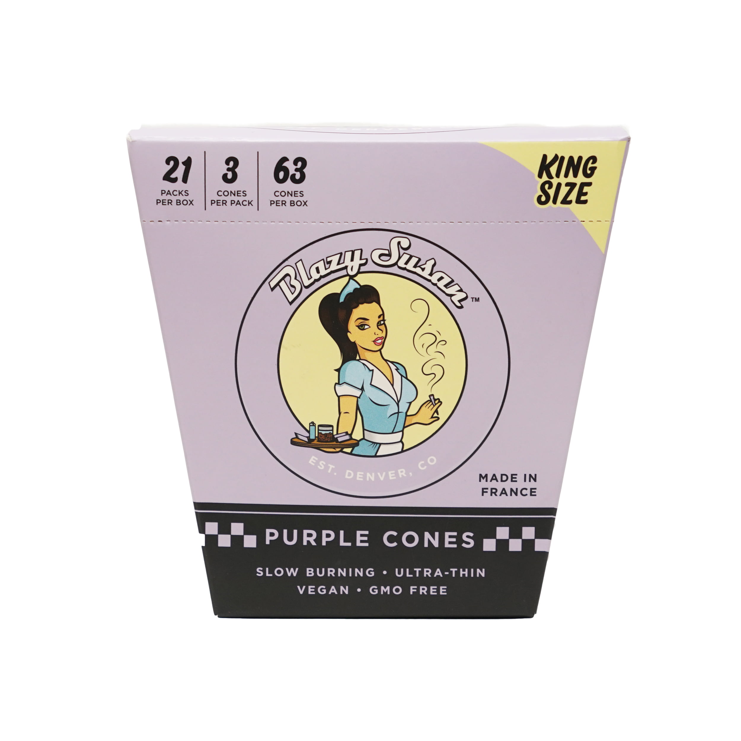 BLAZY SUSAN PURPLE KS 3PK 21CT