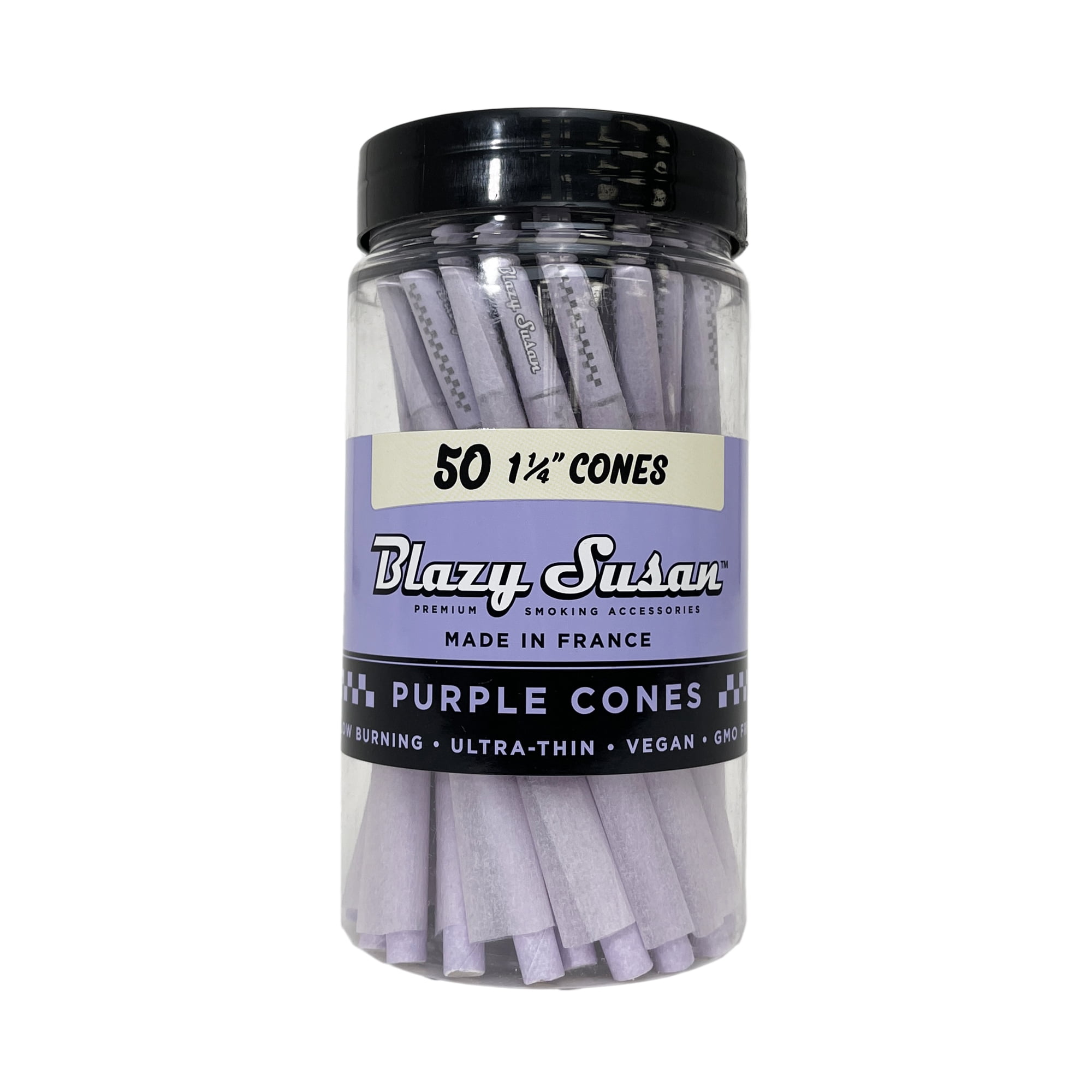 BLAZY SUSAN PURPLE 1.25 50CT JAR