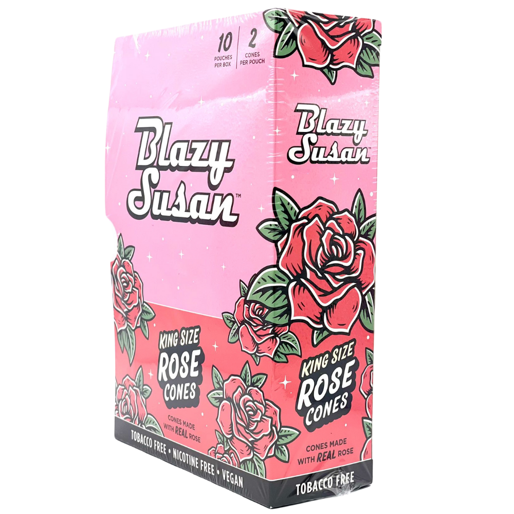 BLAZY SUSAN CONES KS ROSE 10/2PK