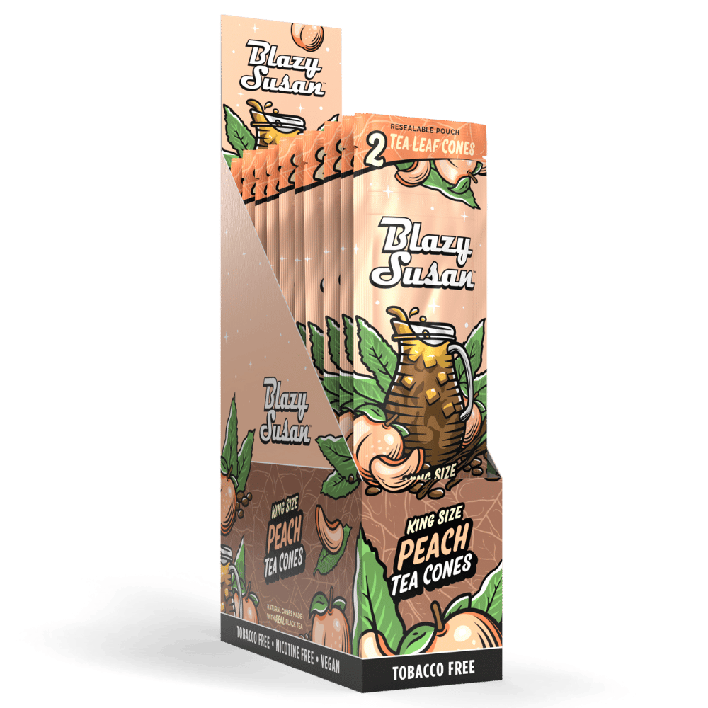 BLAZY SUSAN CONES KS PEACH 10/2P