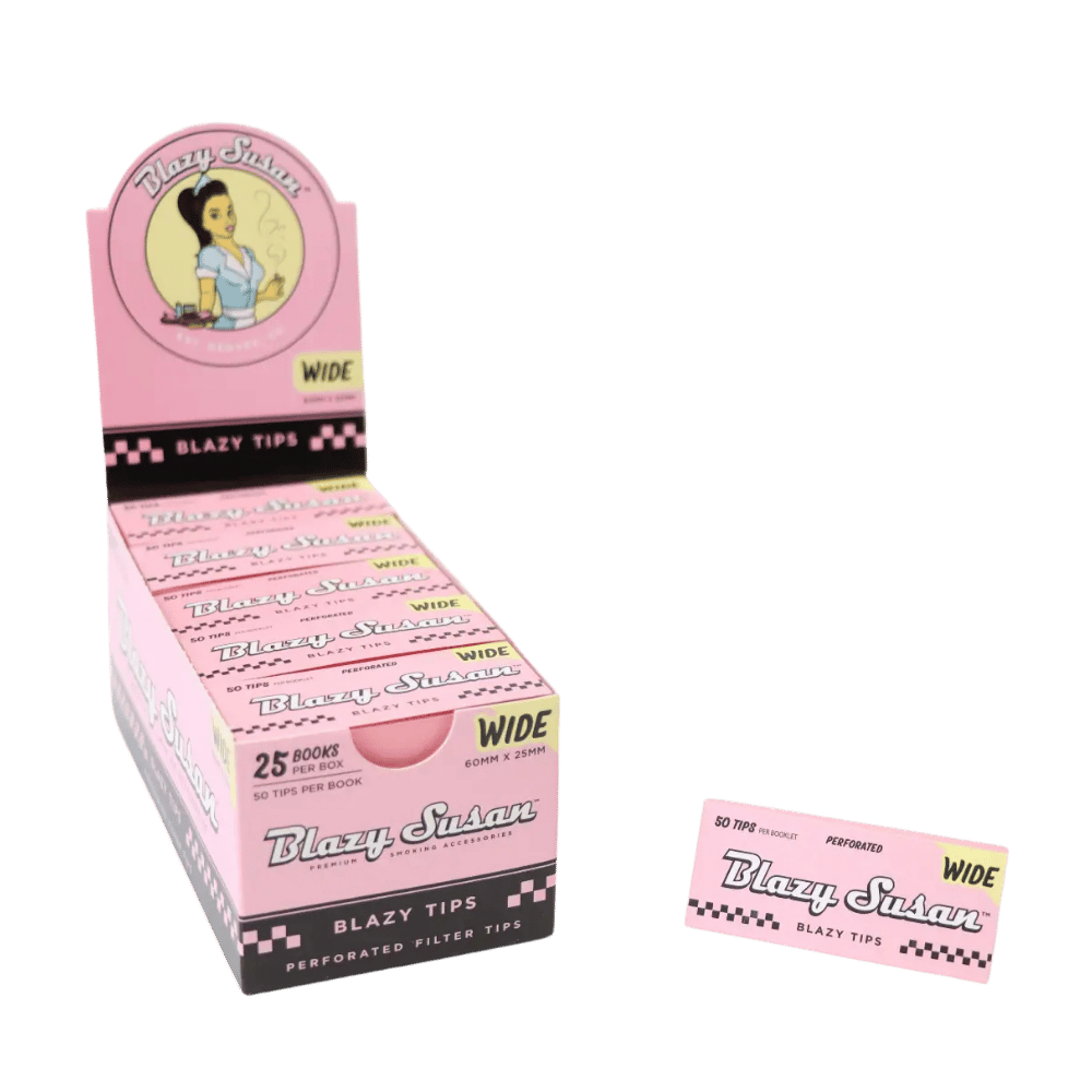 BLAZY SUSAN PINK TIPS WIDE 25CT