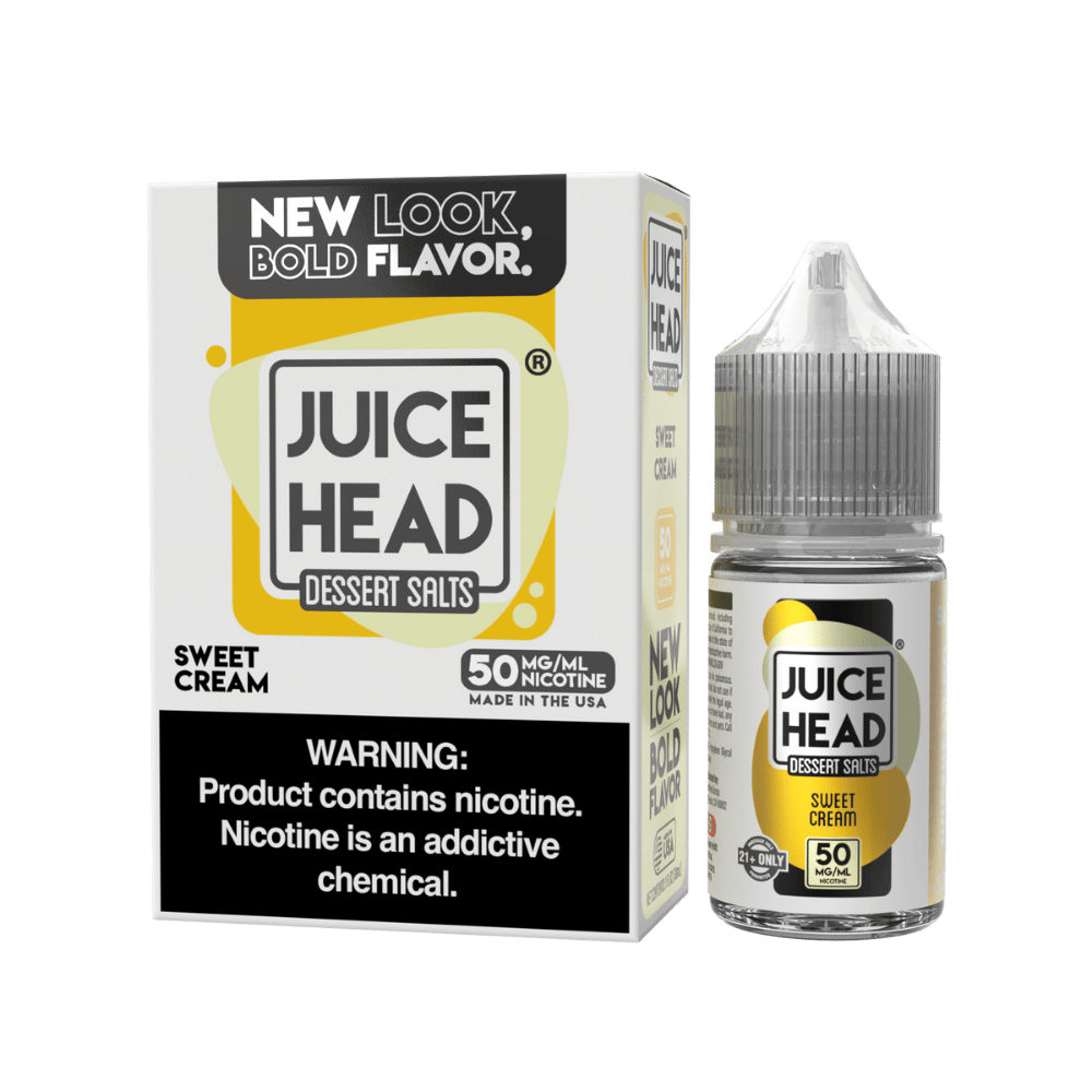 JUICE HEAD 30ML SALTS DESSERTS SWEET CREAM 50MG