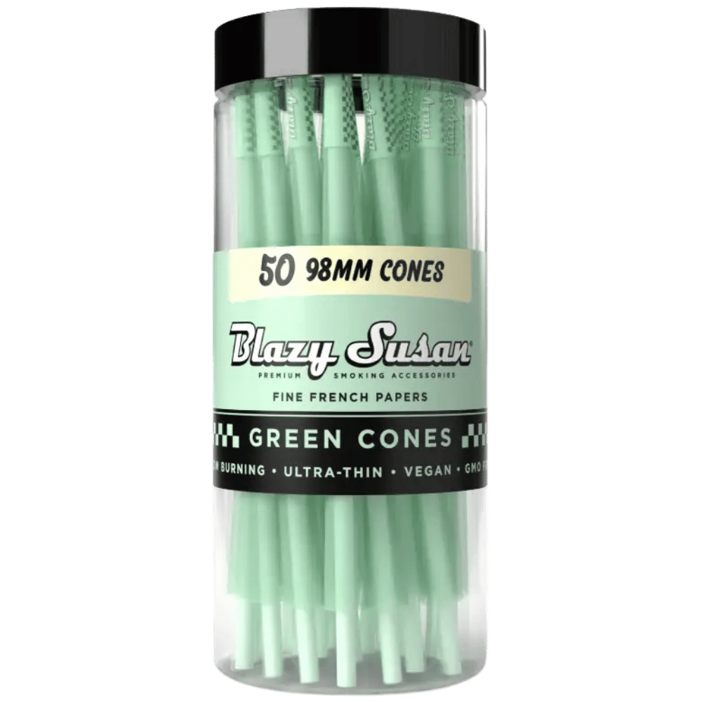 BLAZY SUSAN GREEN 98MM 50CT JAR