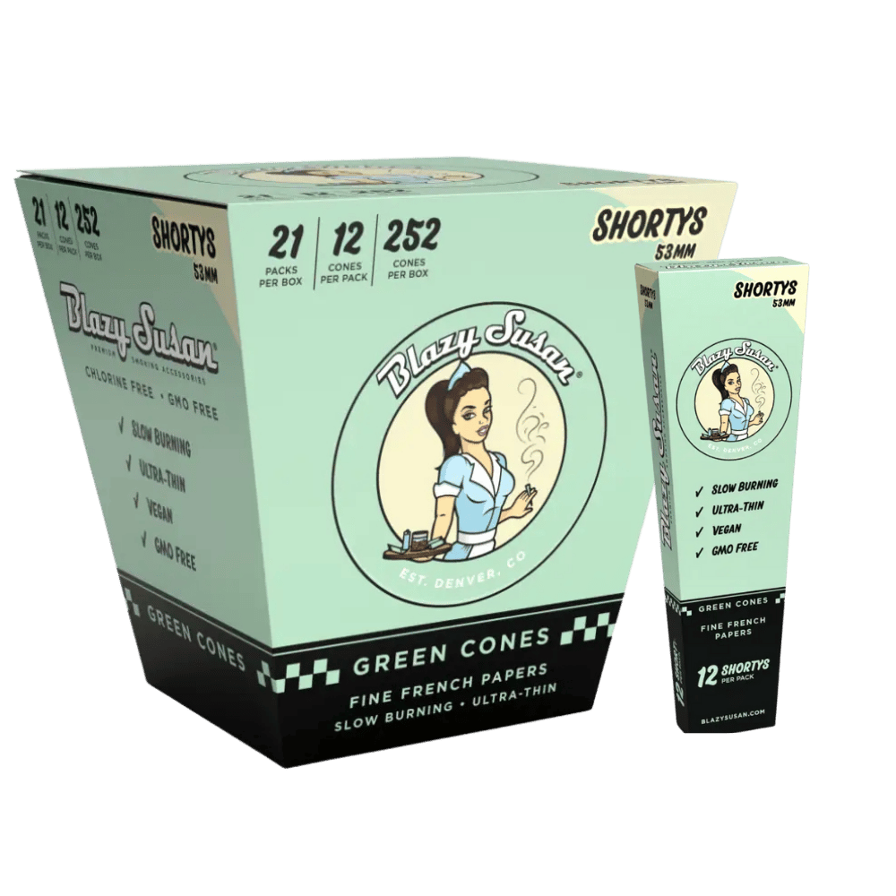 BLAZY SUSAN GREEN 53MM 12PK 21CT