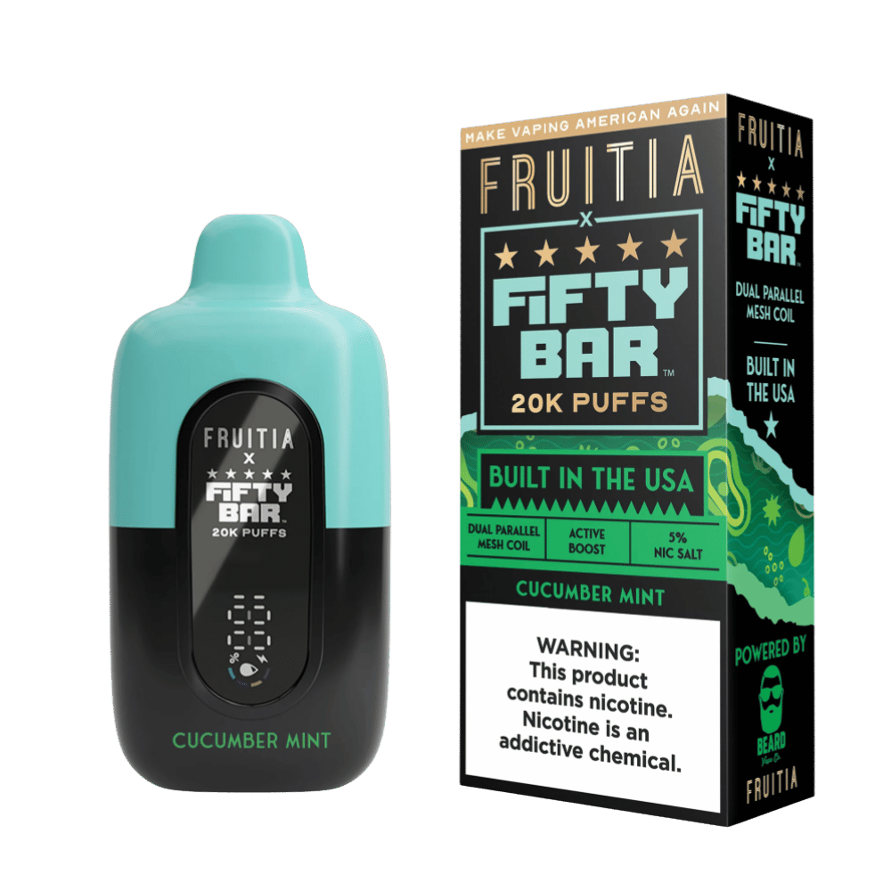 FIFTY BAR FRUI CUCUMBER MINT 5CT