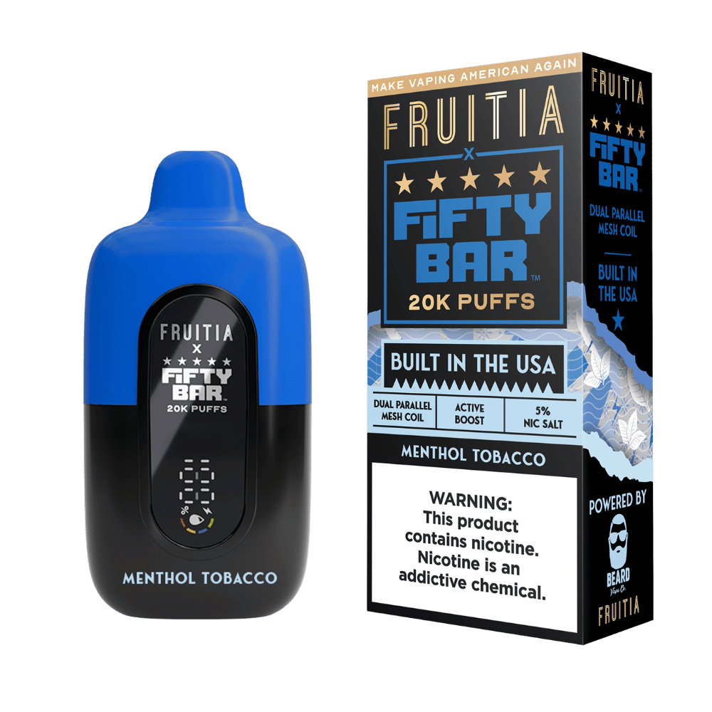 FIFTY BAR FRUI MENTHOL TOBACC 5C