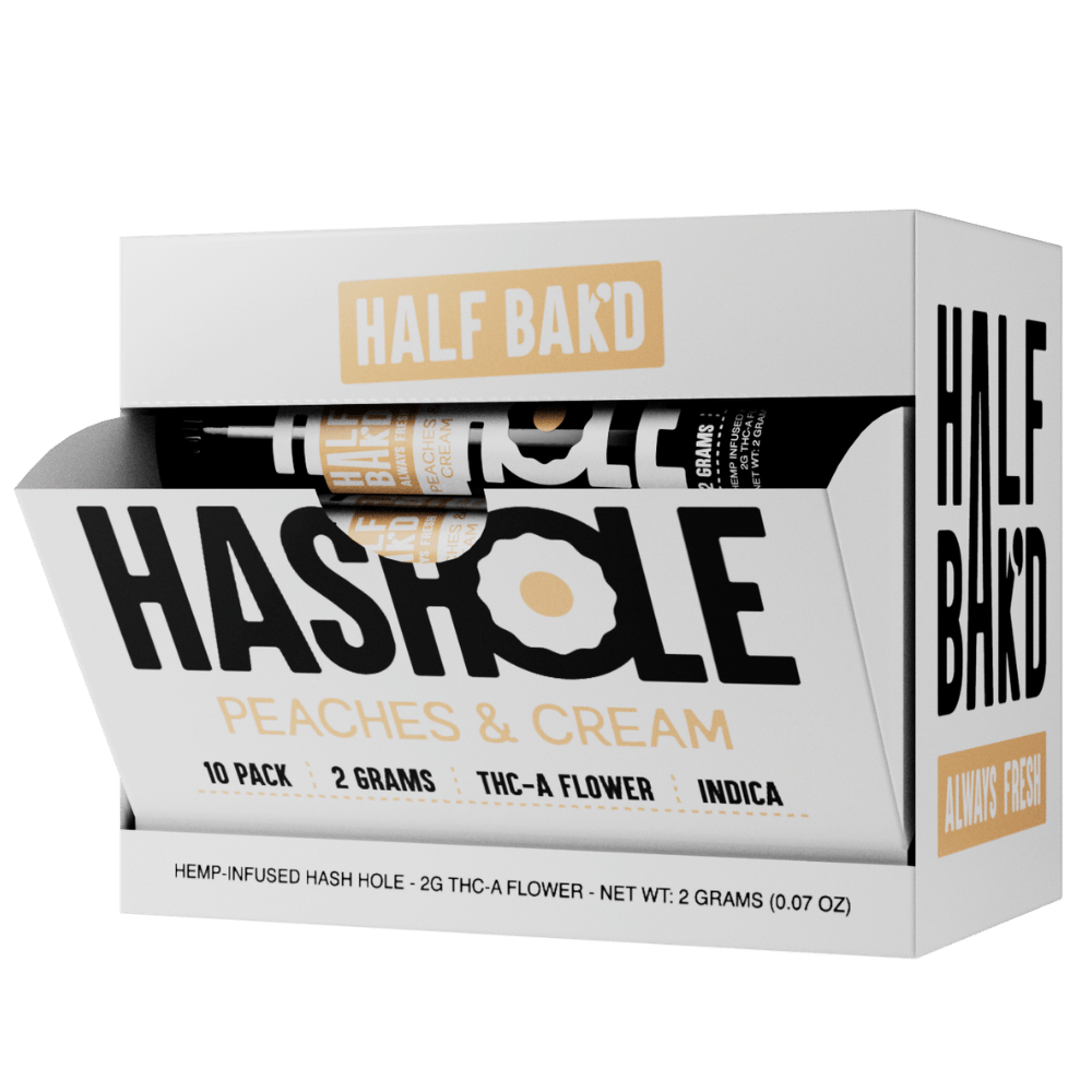 HALF BAKD HASH 2G IND PEACHES 10