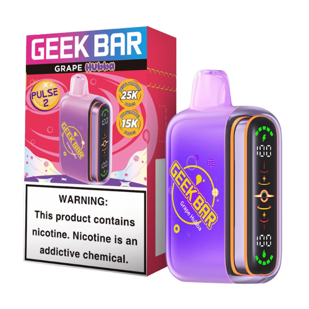 GEEK BAR PULSE 2 GRAPE HUBBA 5CT