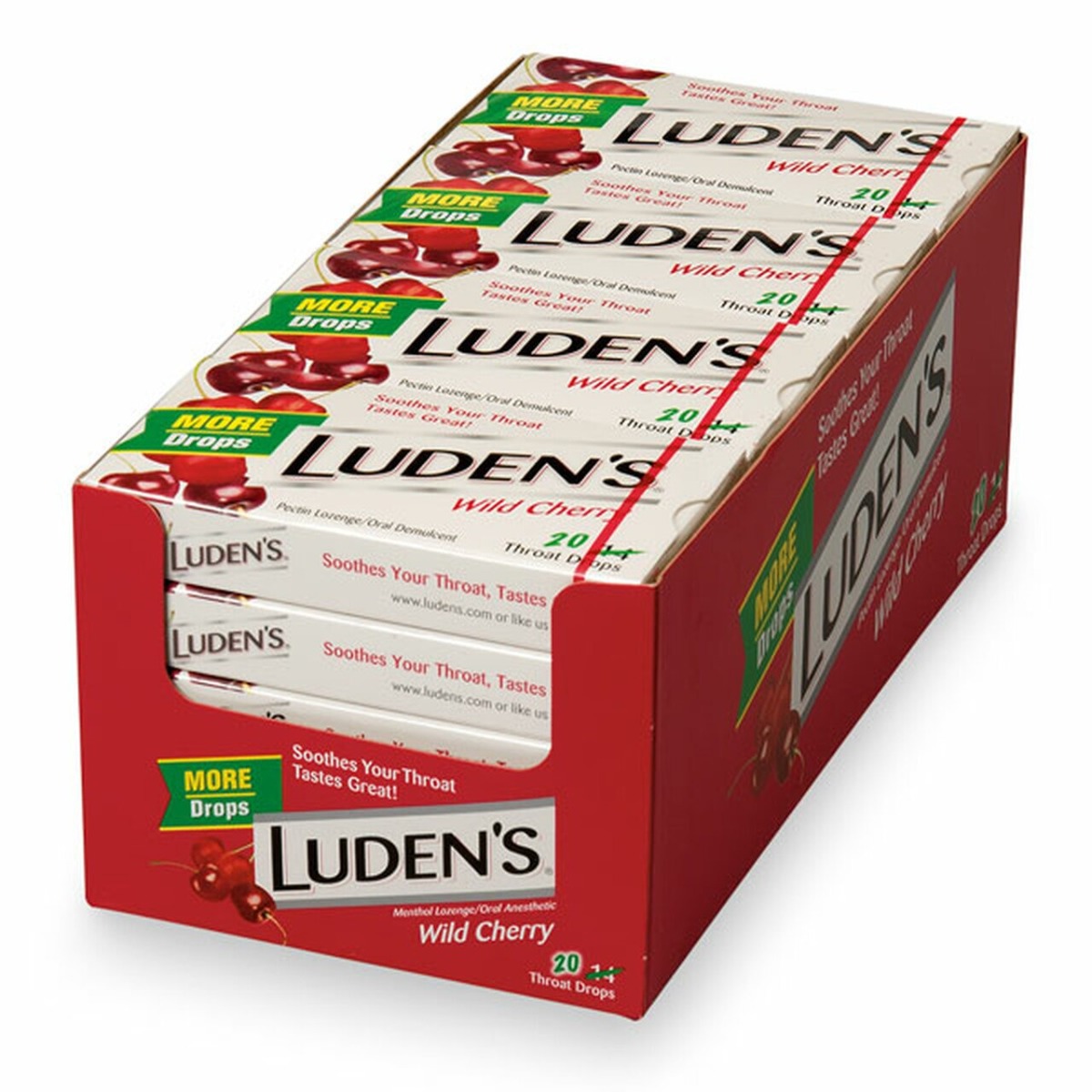 LUDENS WILD CHERRY 20 CT