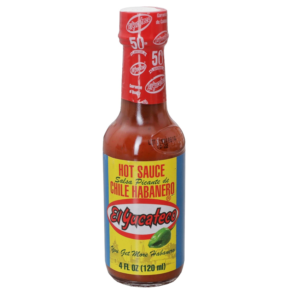 EL YUCATECO RED HOT SAUCE 4OZ