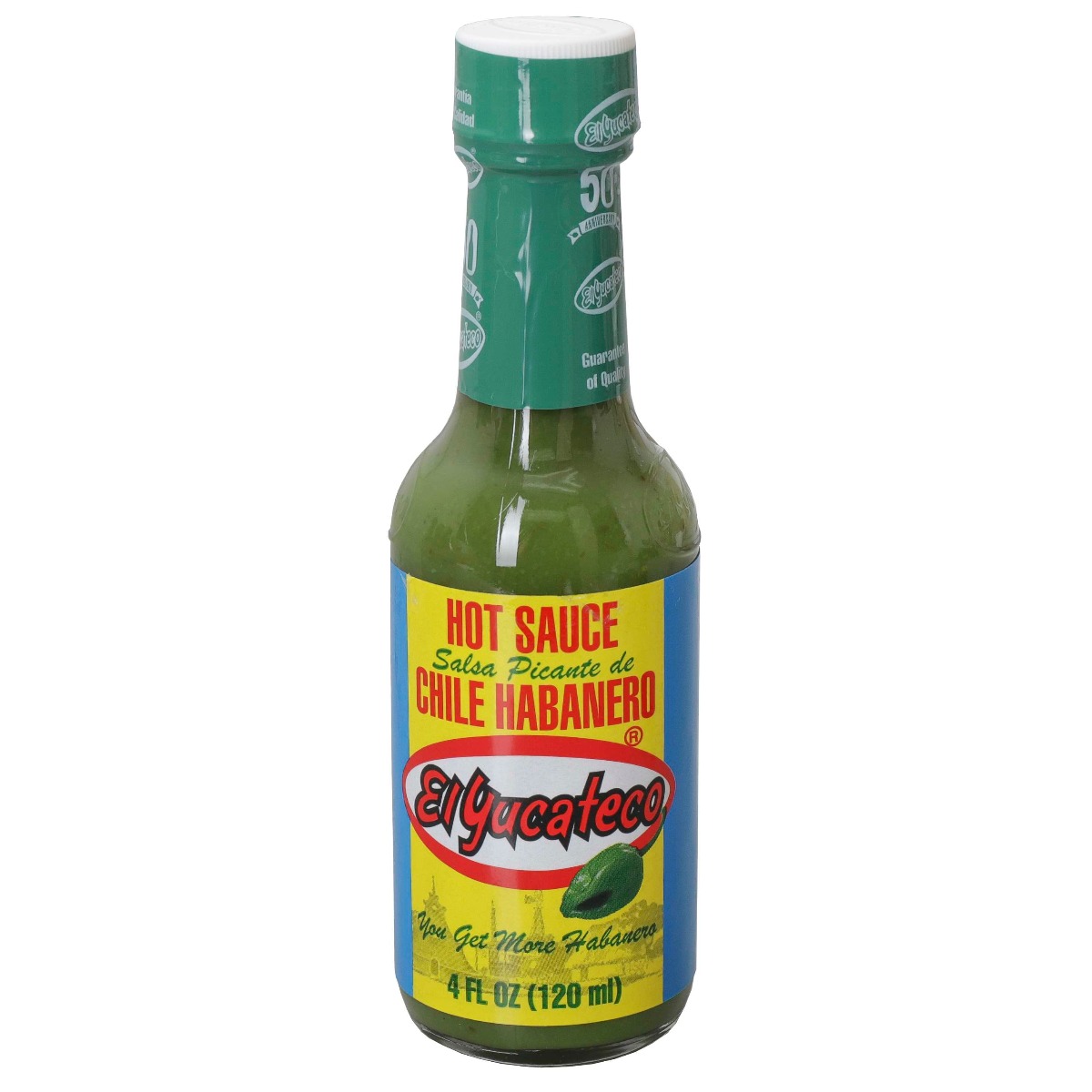 EL YUCATECO GREEN HOT SAUCE 4OZ
