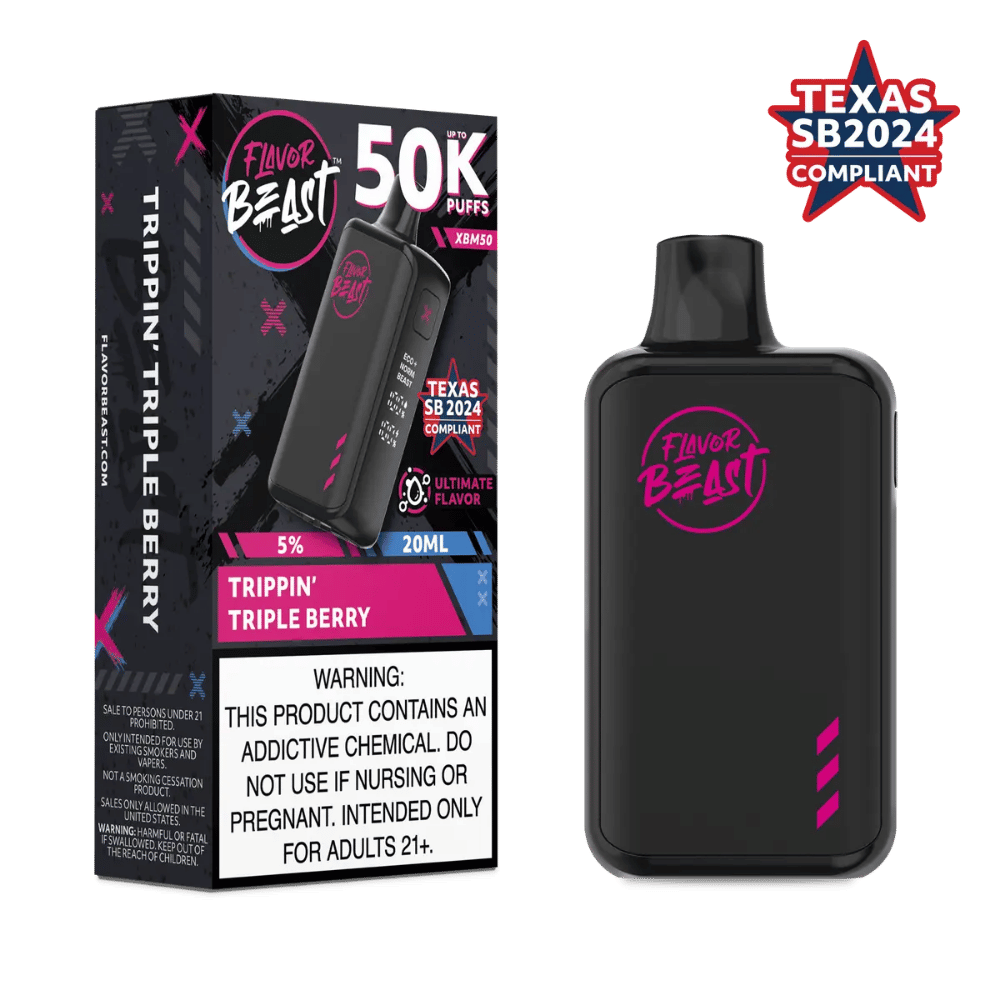 FLAVOR BEAST 50K TRIPN BERRY 5CT