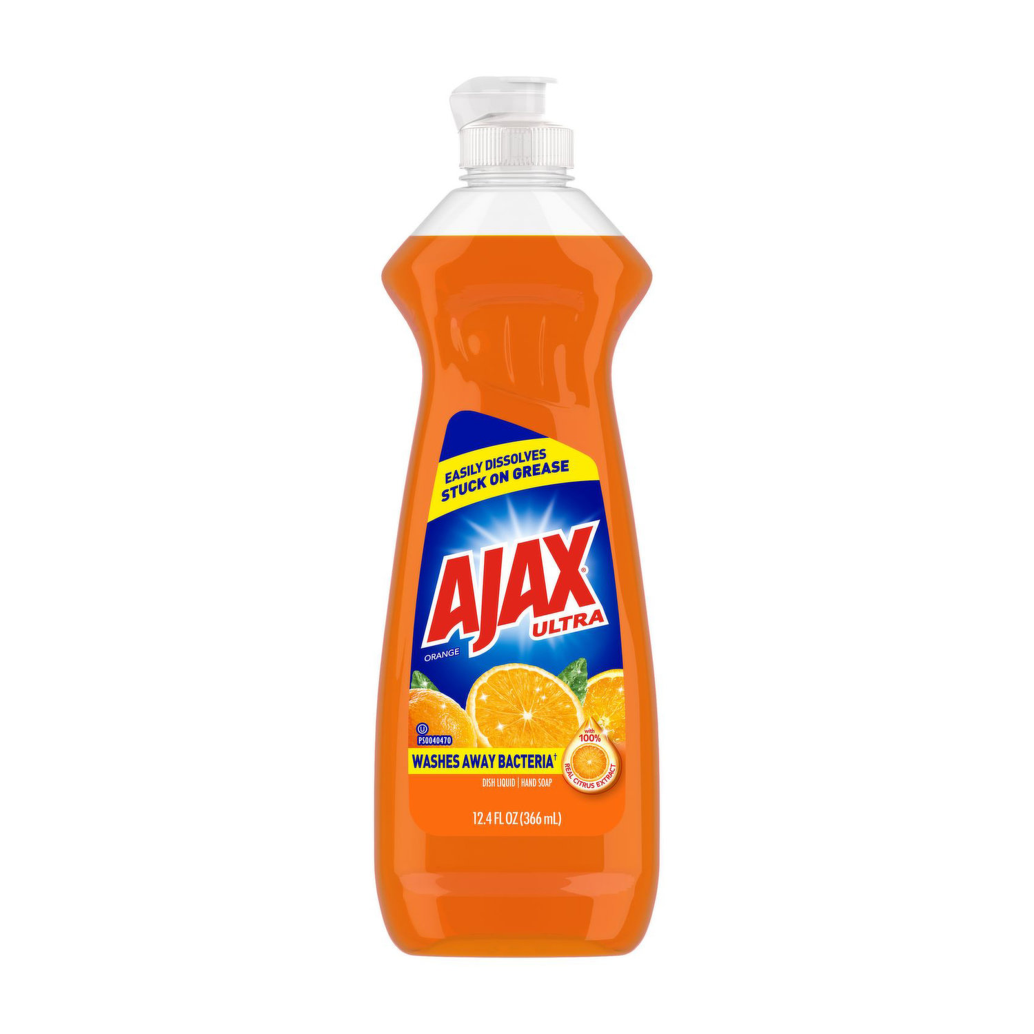 AJAX DISH LIQ ORANGE 12OZ 20CT