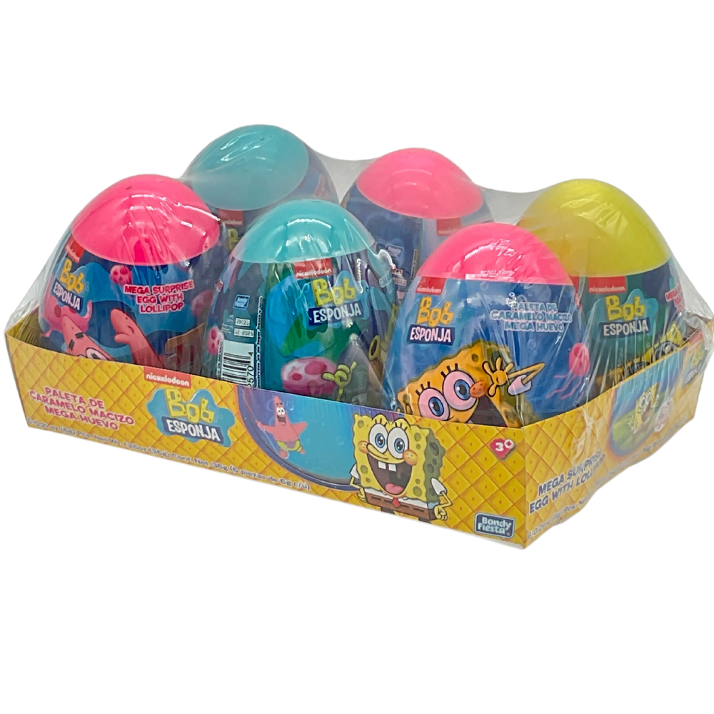 BONDY MEGA BOB ESPONJA EGGS 6CT