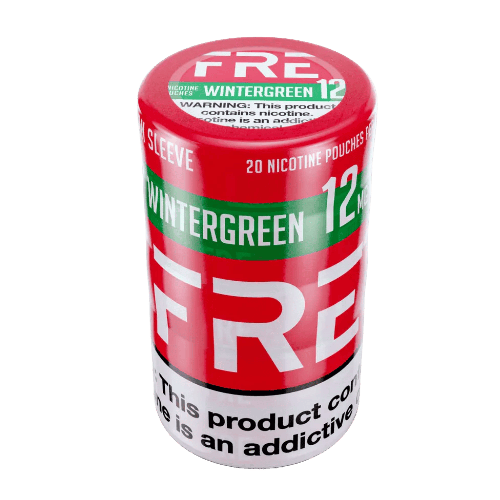 FRE POUCHES 12MG WINTERGREEN 5CT