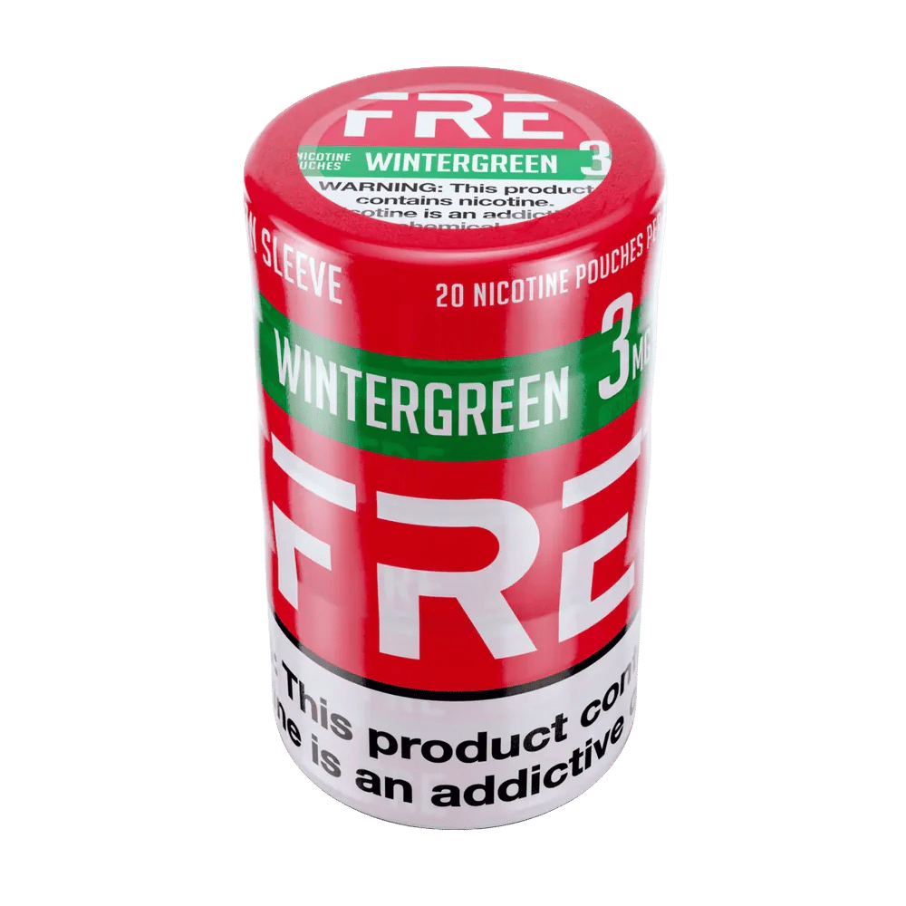 FRE POUCHES 3MG WINTERGREEN 5CT