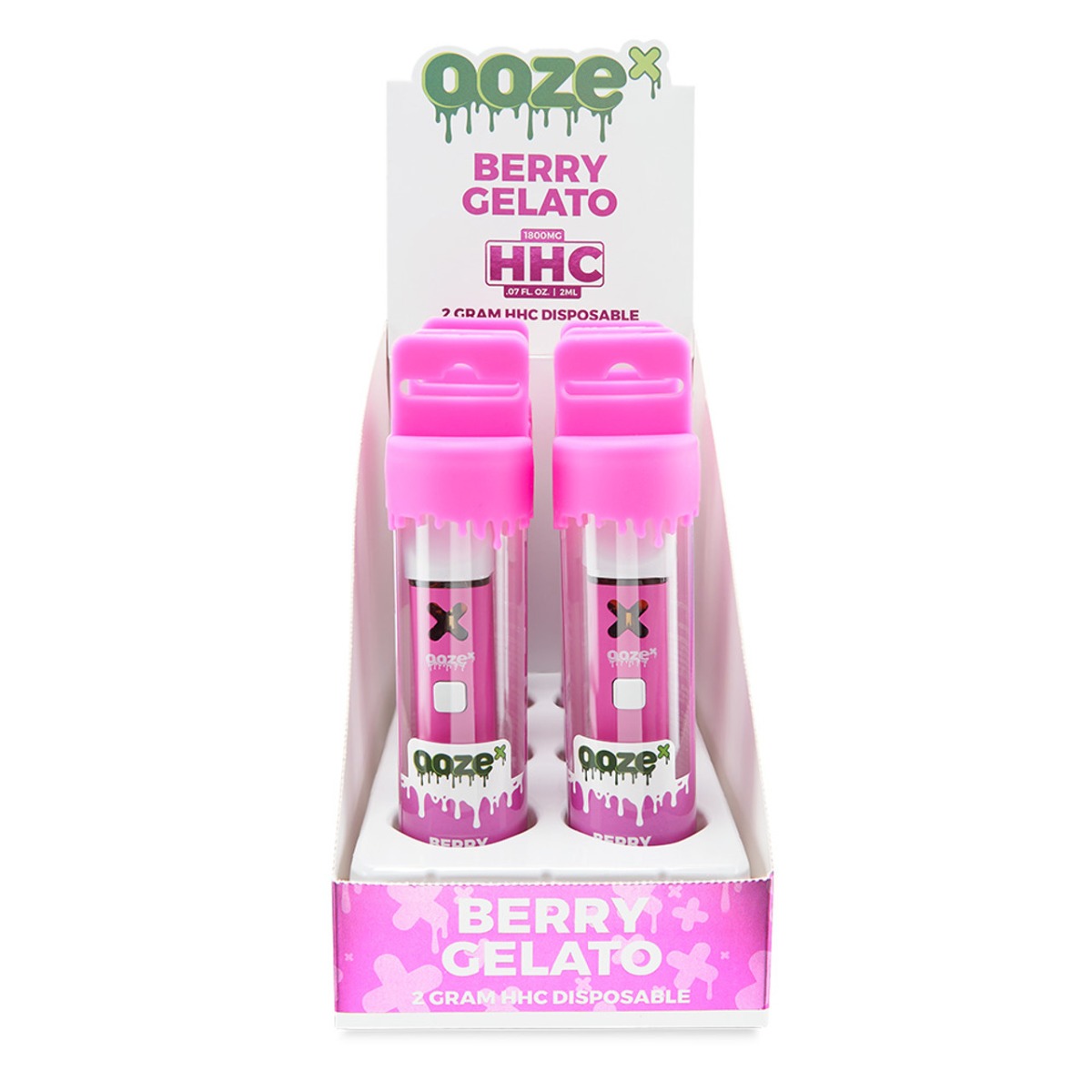 OOZEX DISP BERRY GELATO 6CT