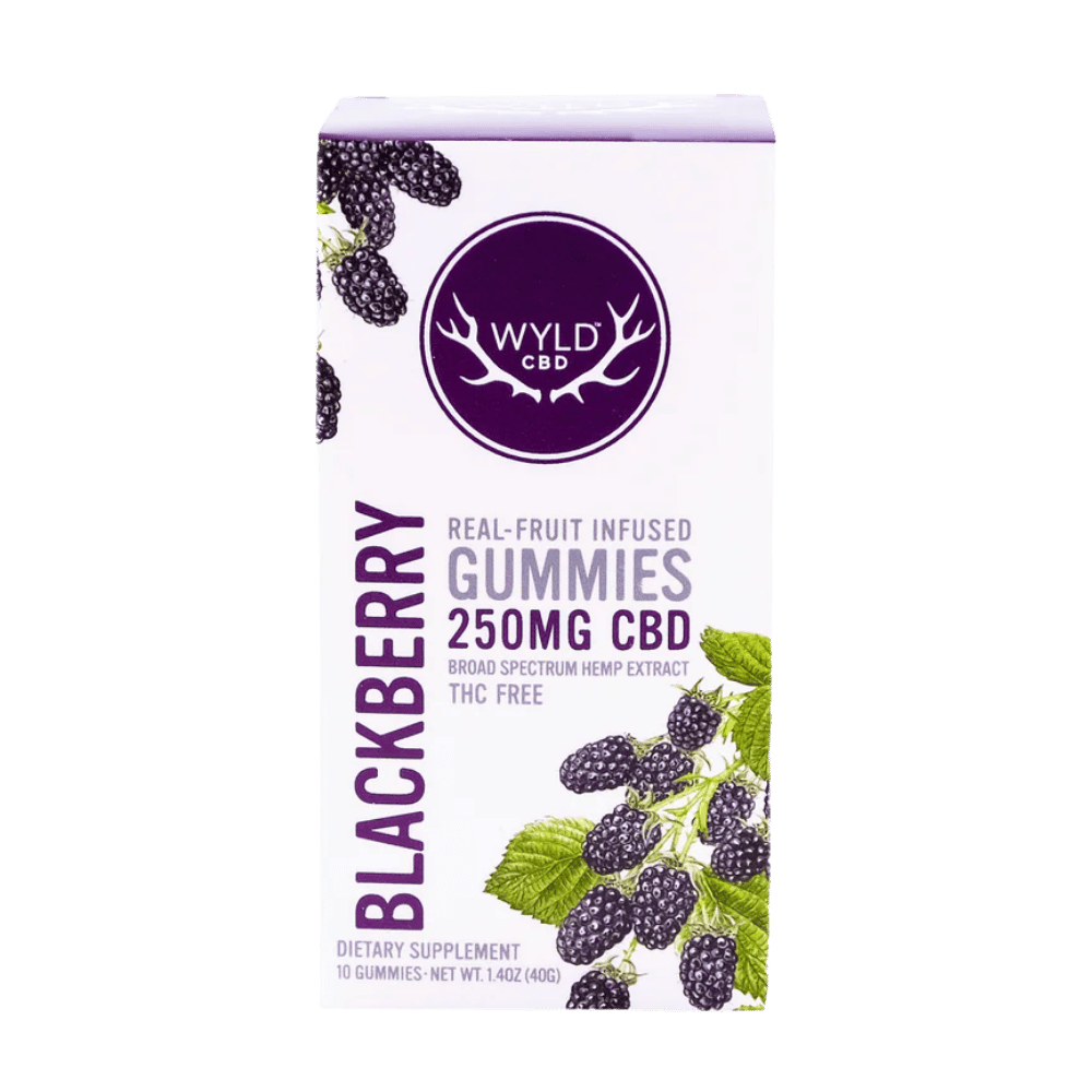 WYLD CBD GUMMY 250MG BLACK 1CT