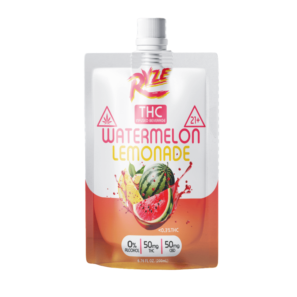 RYZE DRINK 50MG WM LEMON 5CT