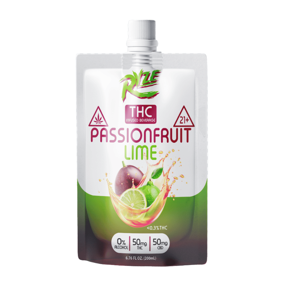 RYZE DRINK 50MG PASSION FRUIT 5C