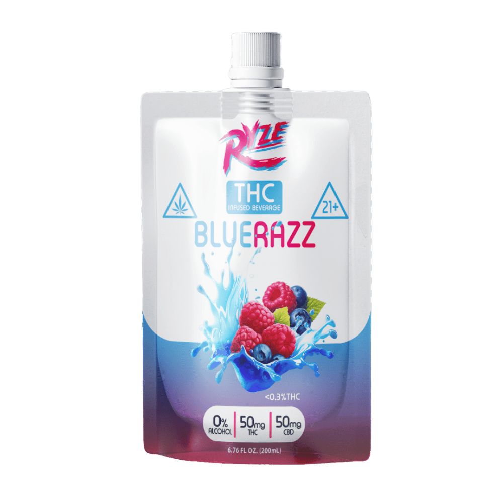 RYZE DRINK 50MG BLUE RAZZ 5CT