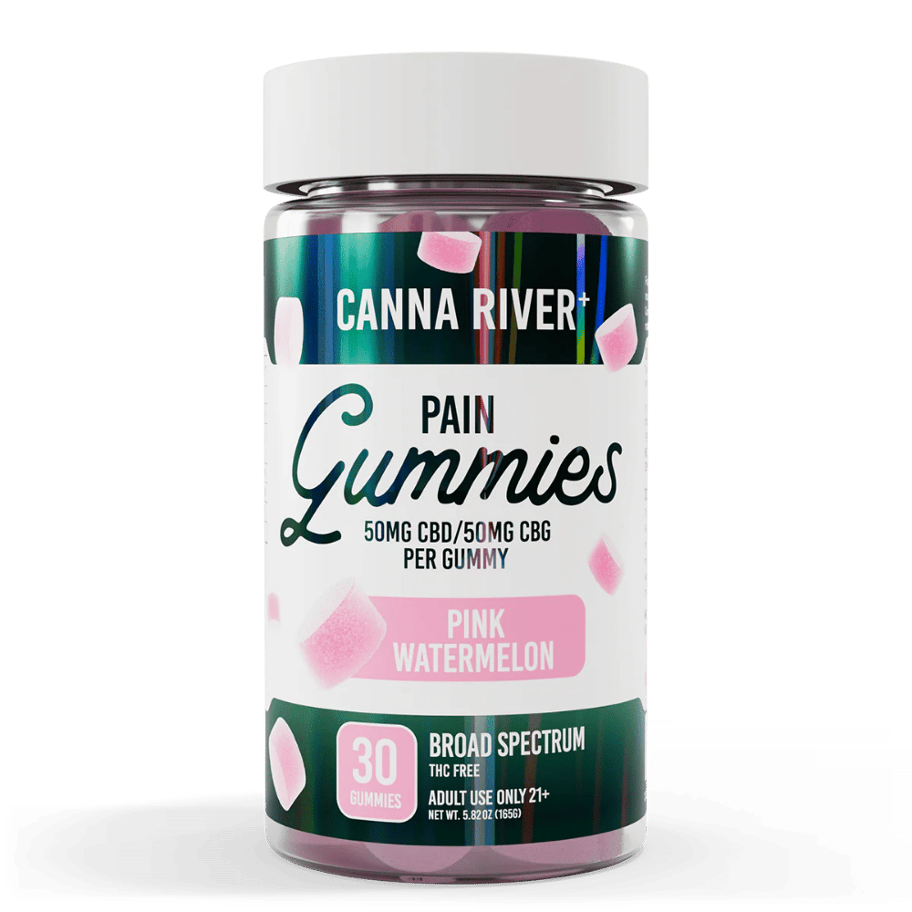 CANNA GUMMY PAIN 50MG PINK WM