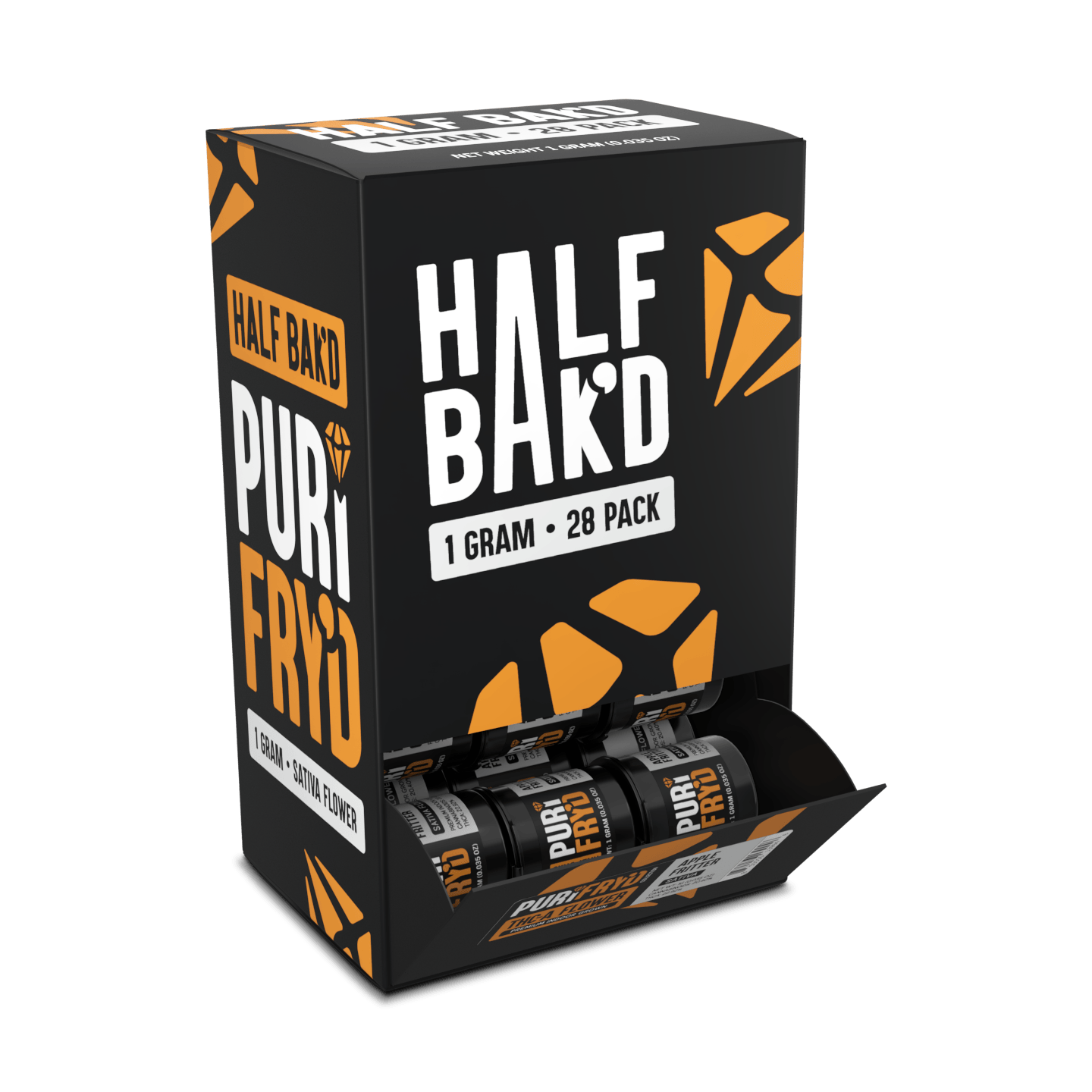HALF BAKD PURIFRYD 1G APPLE 28CT