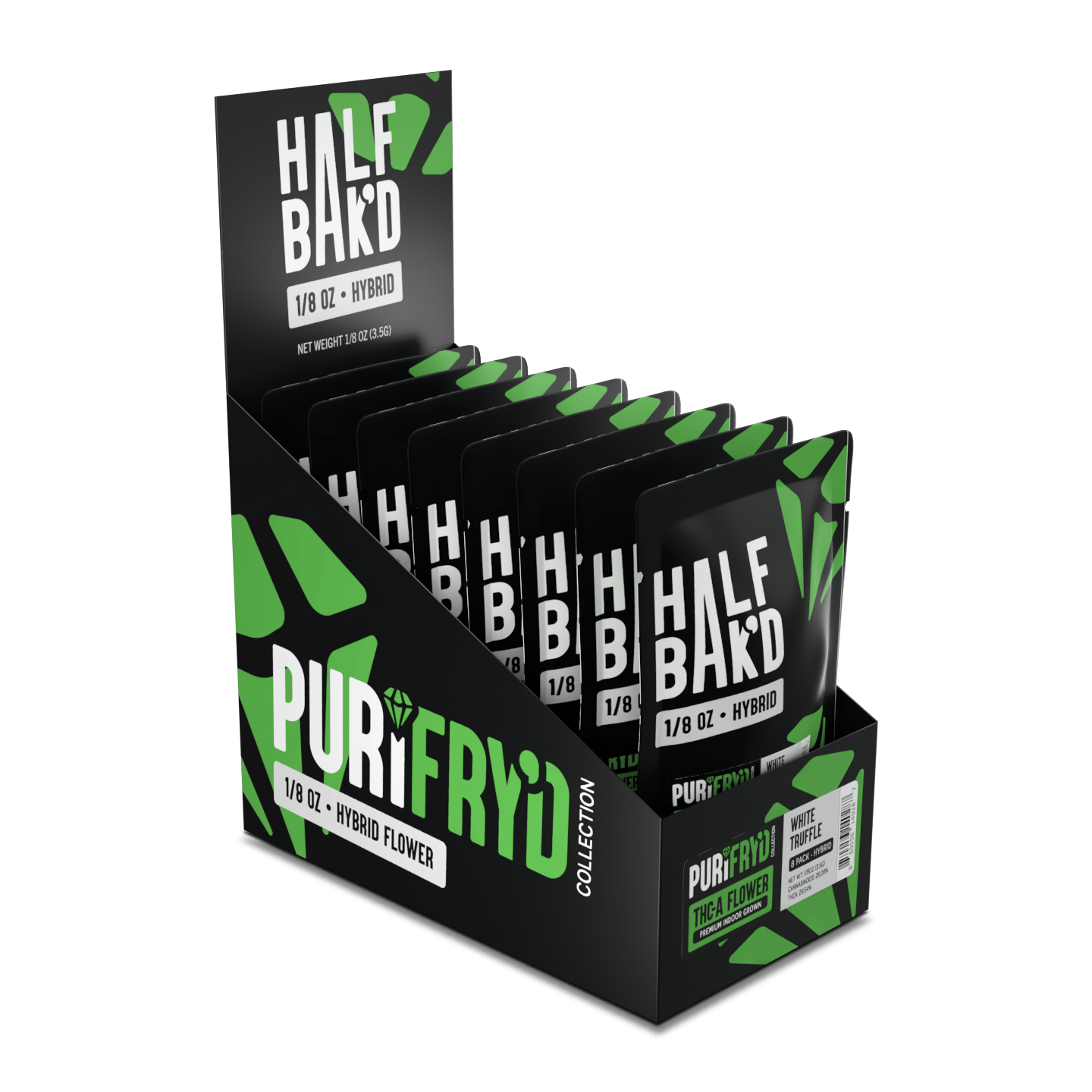 HALF BAKD PURIFRYD 3.5G WHITE 8C