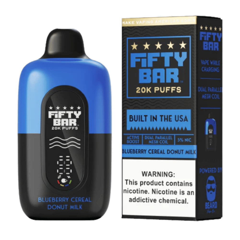 FIFTY BAR V2 BLUE CEREAL 5CT