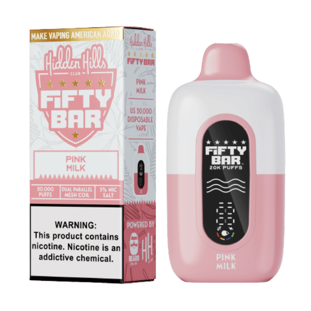 FIFTY BAR HH PINK MILK 5CT