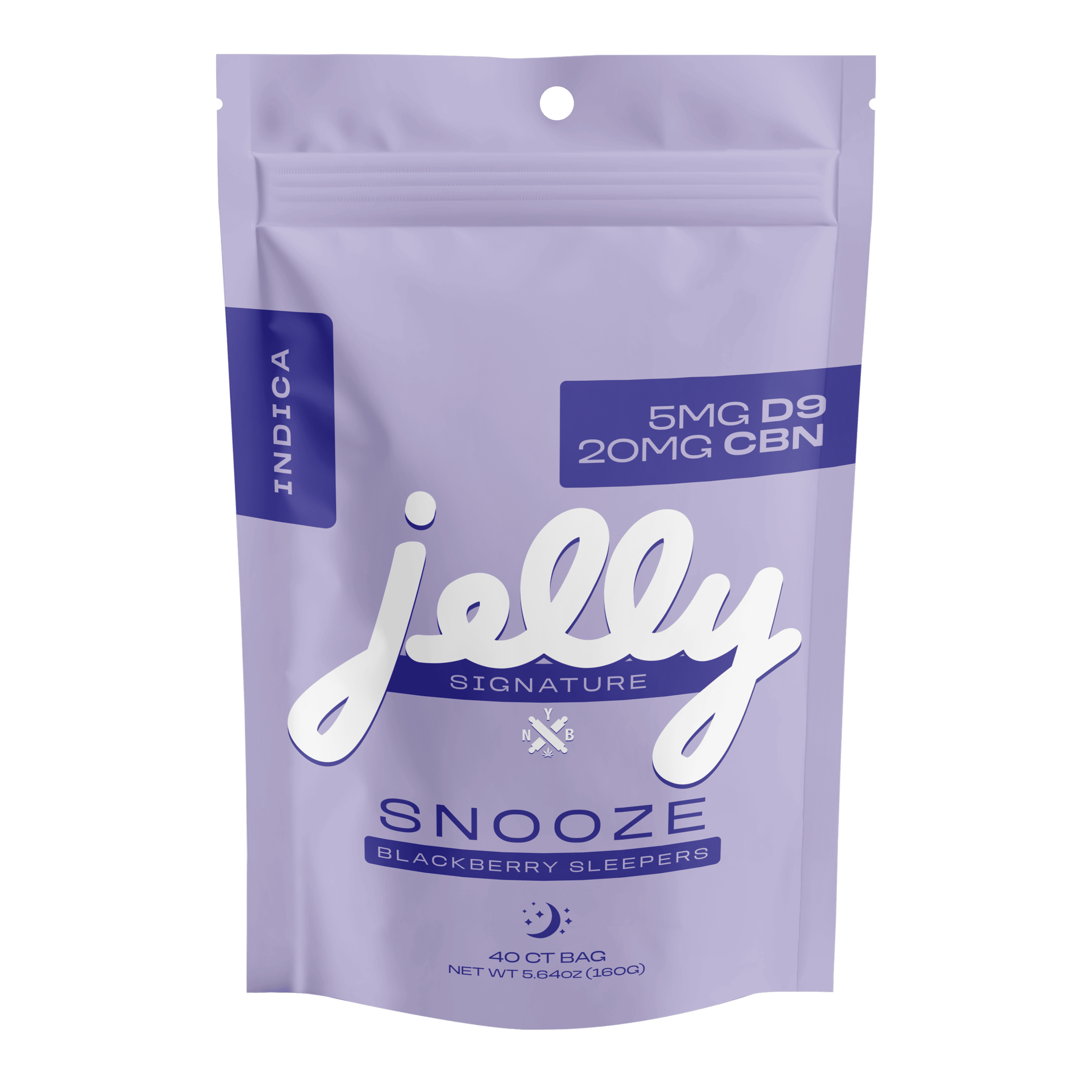 NYB JELLY GUMMY D9 5MG BLACKBERY