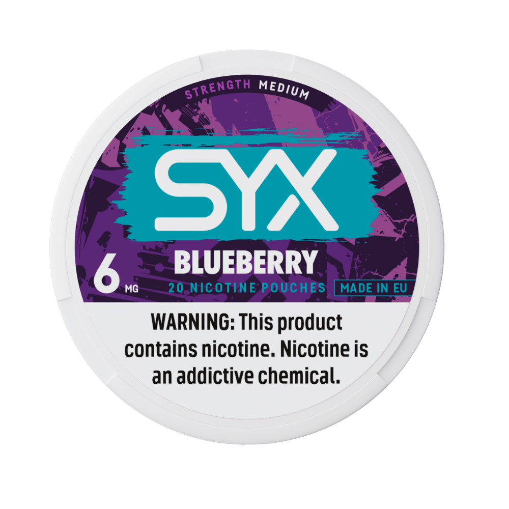 SYX POUCHES 6MG BLUEBERRY 5CT