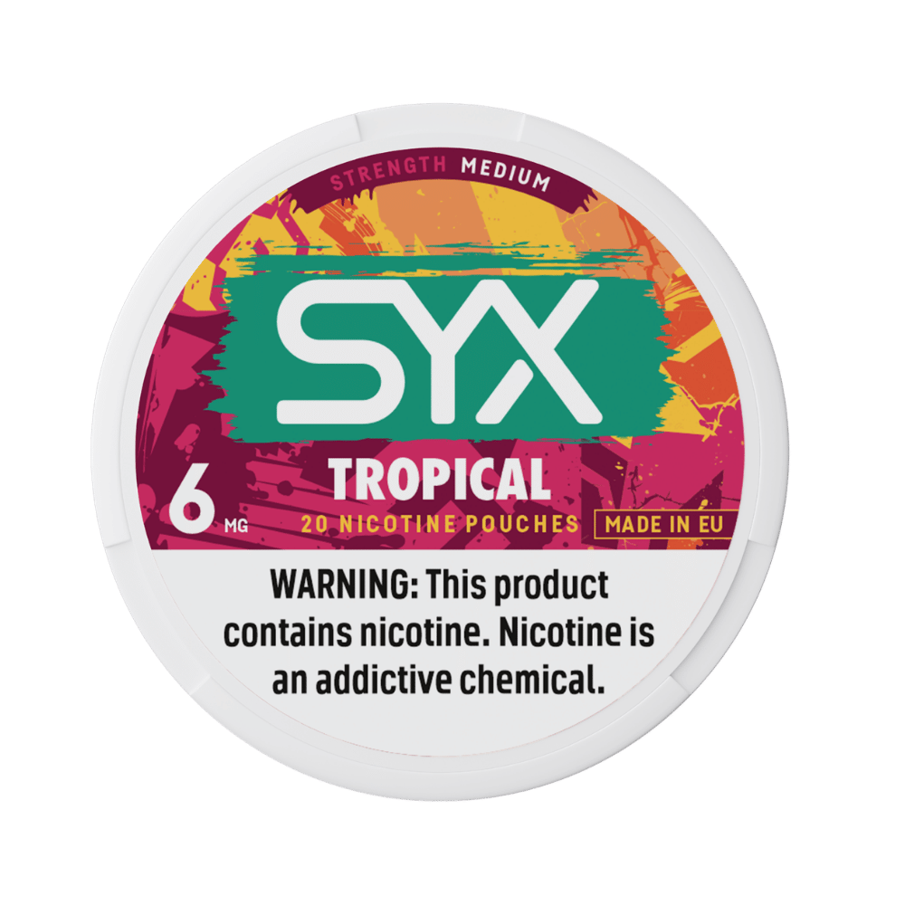 SYX POUCHES 6MG TROPICAL 5CT