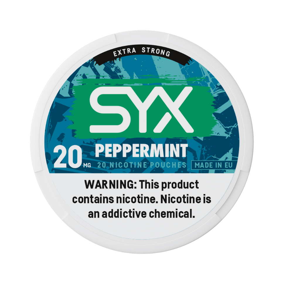 SYX POUCHES 20MG PEPPERMINT 5CT
