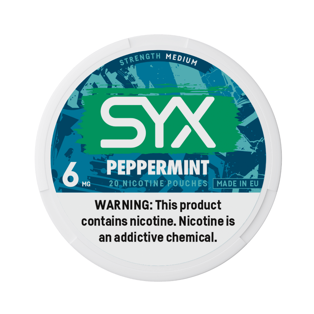 SYX POUCHES 6MG PEPPERMINT 5CT