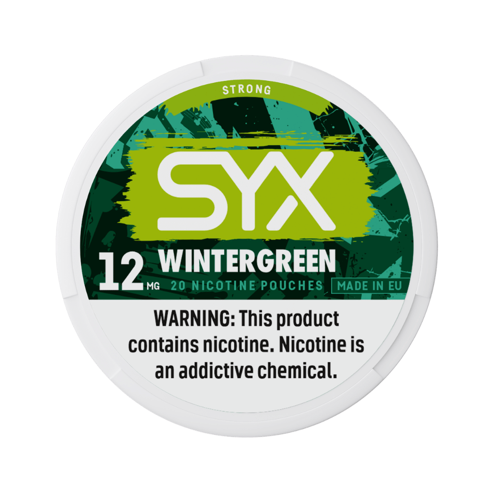 SYX POUCHES 12MG WINTERGREEN 5CT