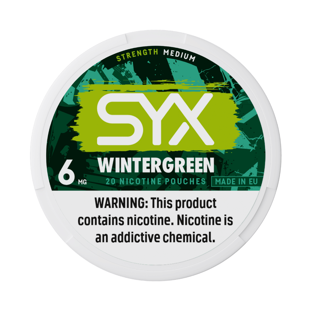 SYX POUCHES 6MG WINTERGREEN 5CT