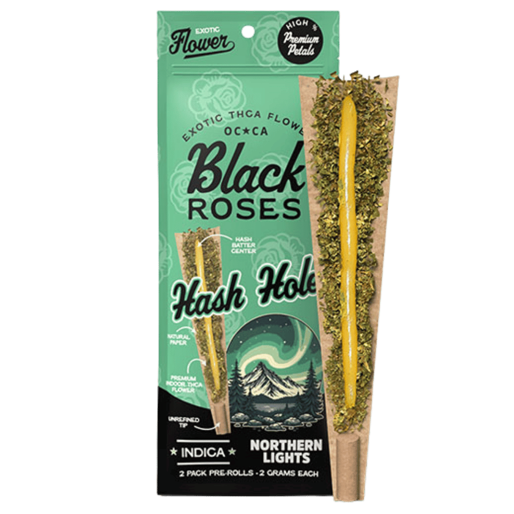 BLACK ROSES HASH ROLL NORTH 10/2