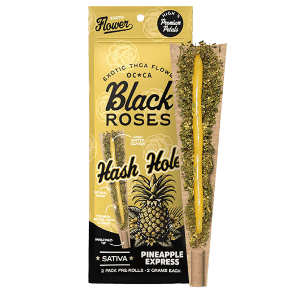 BLACK ROSES HASH ROLL PINE 10/2P