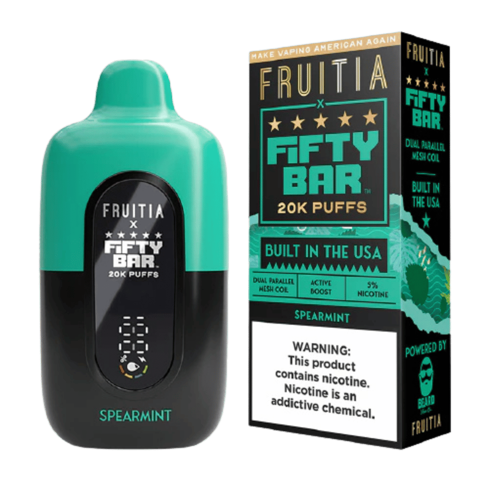 FIFTY BAR FRUI SPEARMINT 5CT