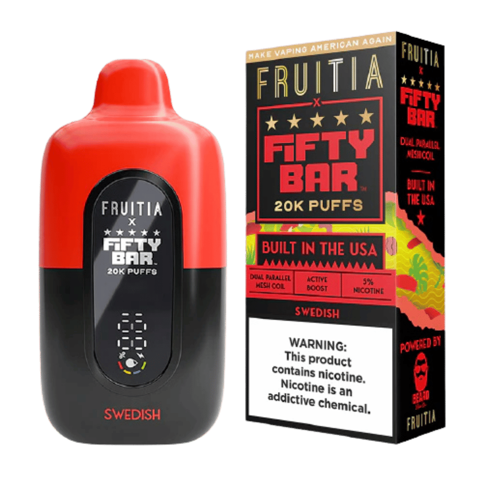 FIFTY BAR FRUI SWEDISH 5CT
