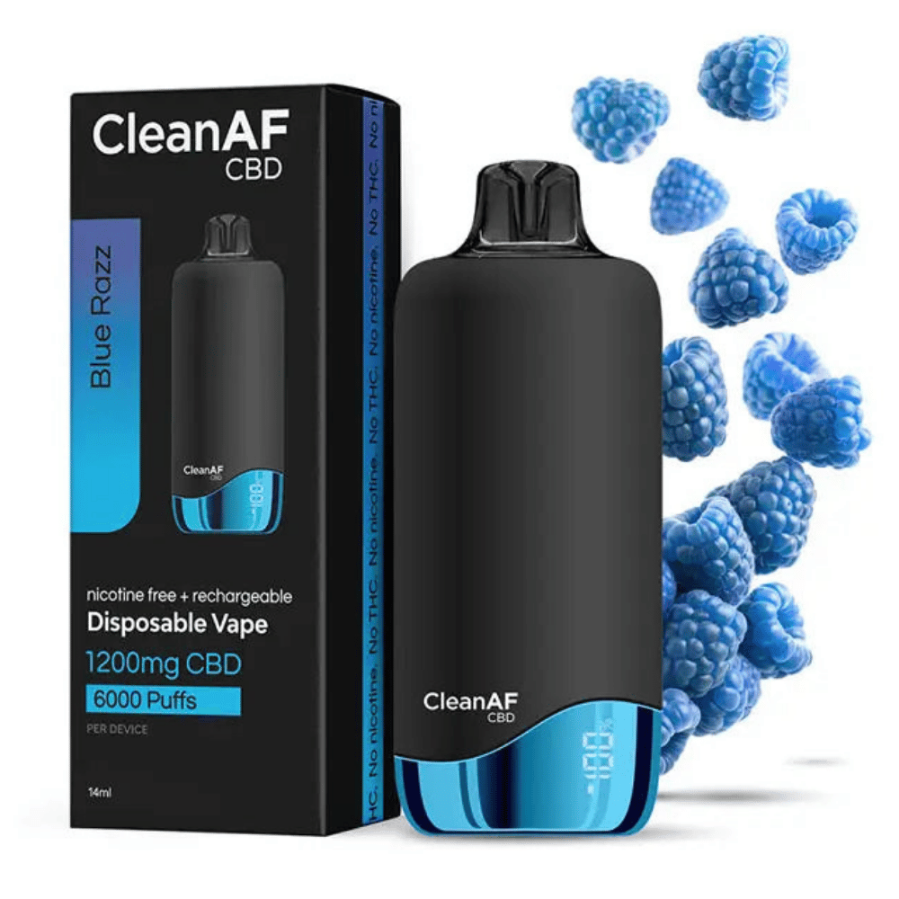 CLEANAF DISP 1200MG BLUE RAZ 5CT