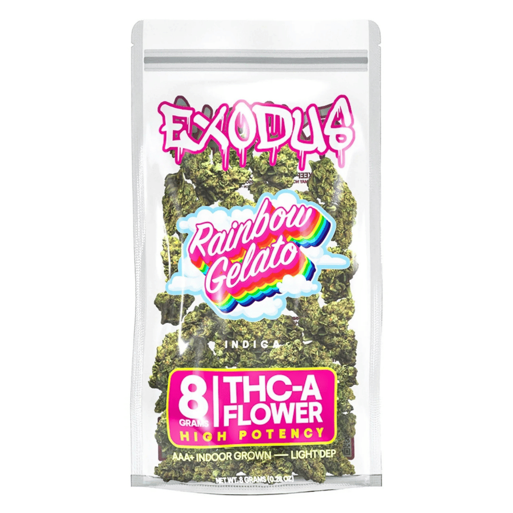 EXODUS FLOWER 8G IND RAINBOW 6CT