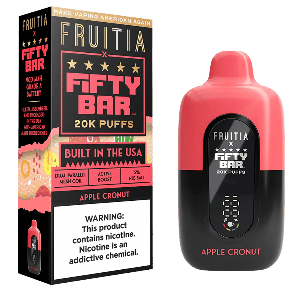 FIFTY BAR FRUI APPLE CRONUT 5CT
