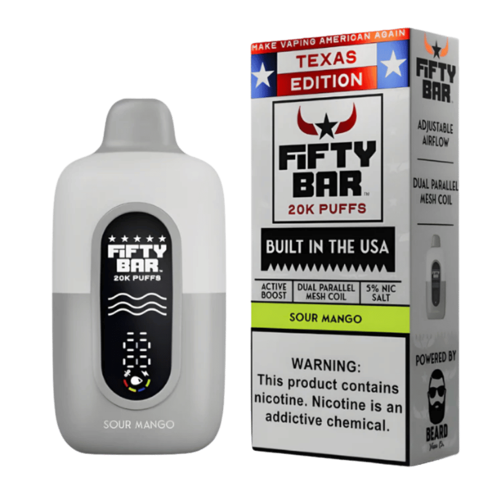 FIFTY BAR TEXAS SOUR MANGO 5CT