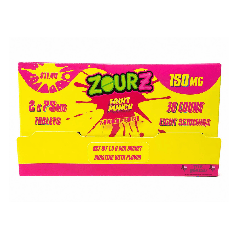 ZOURZ 7OH 75MG 2PK FRUIT PUN 30C