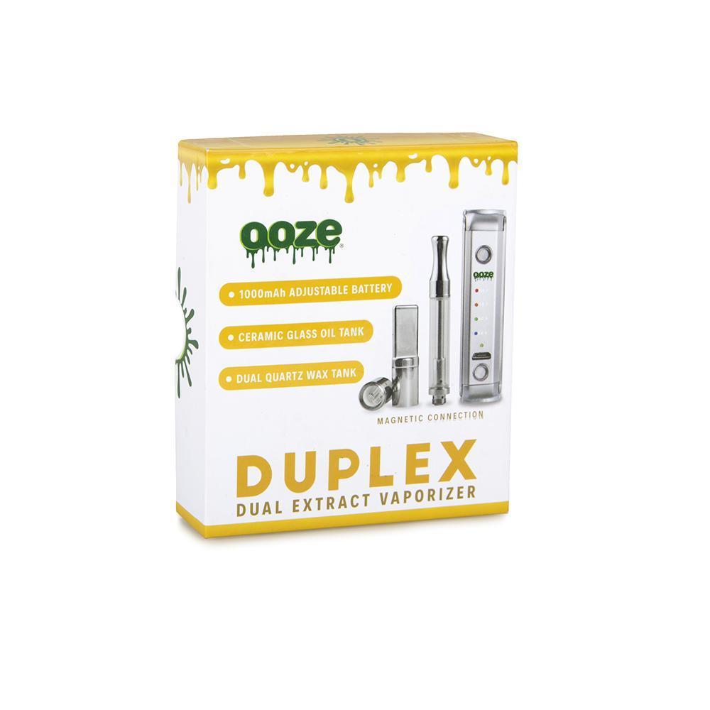 OOZE DUPLEX VAPORIZER SILVER 1CT