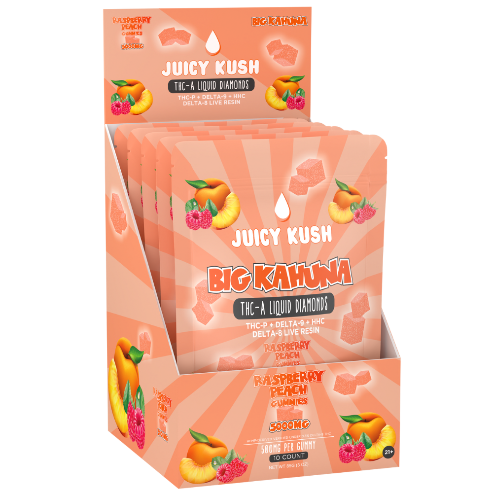 JUICY KUSH GUMMY RASPBERRY 5CT