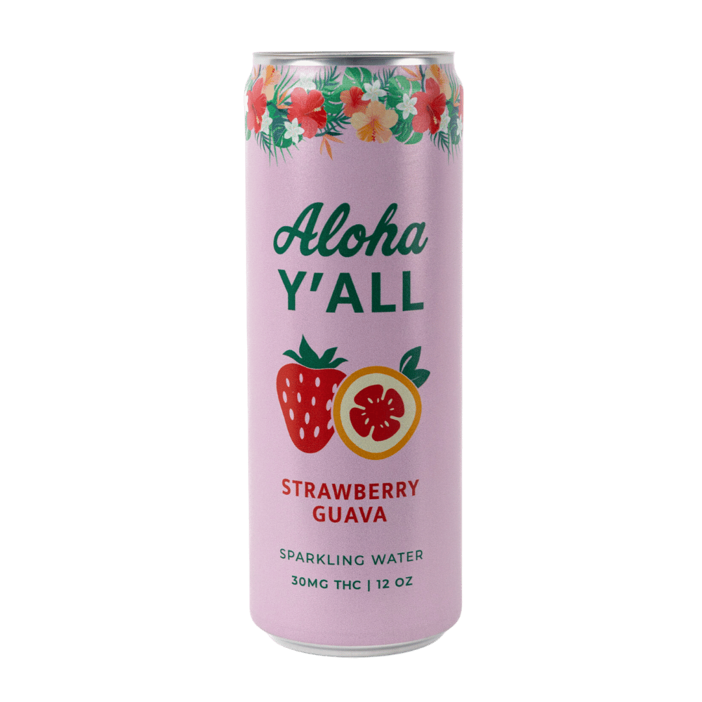 ALOHA DRINK SELTZER STRAW 4CT