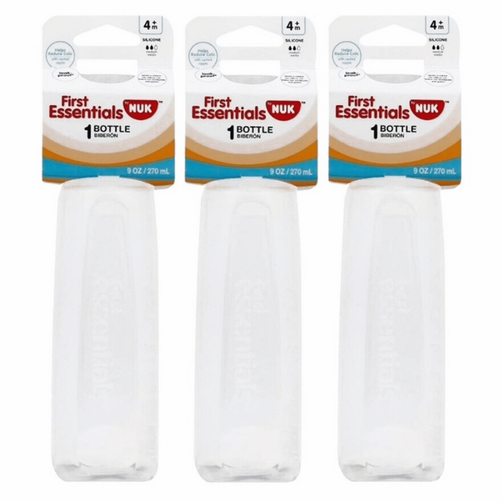 GERBER BABY BOTTLE CLEAR 9OZ 6CT